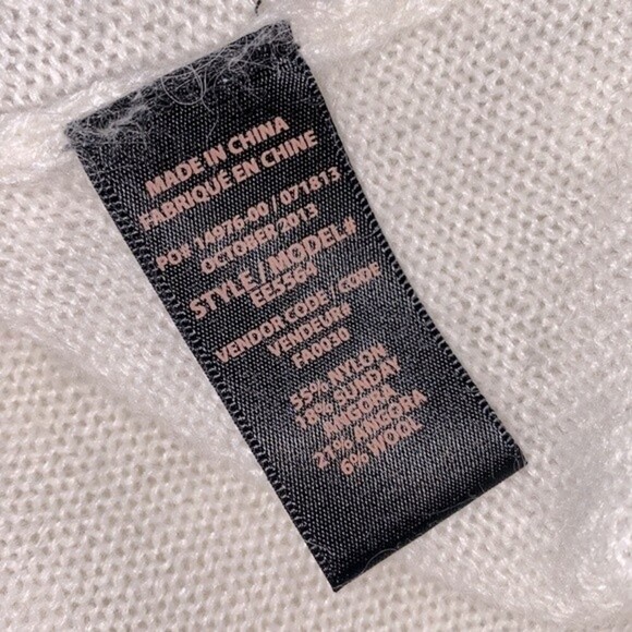 Ella Moss leopard print sweater angora & wool blend size small - Picture 5 of 6